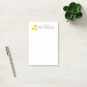 Geschenk für personalisierte Lehrer Post-it Klebezettel (Büro)