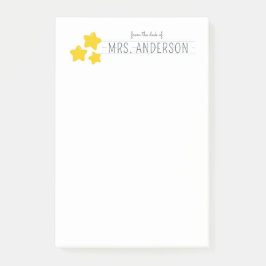Geschenk für personalisierte Lehrer Post-it Klebezettel