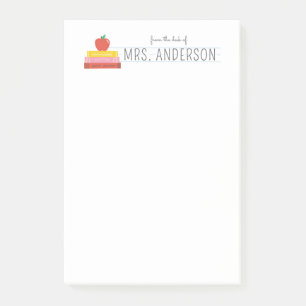 Geschenk für personalisierte Lehrer Post-it Klebezettel