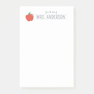 Geschenk für personalisierte Lehrer Post-it Klebezettel