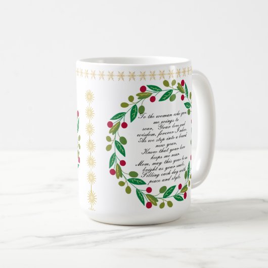 Geschenk für personalisierte Mama Kaffeetasse (VorderseiteRechts)