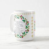 Geschenk für personalisierte Mama Kaffeetasse (Vorderseite Links)