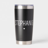 Geschenk für personalisierte Zahnärztin Thermobecher (Rückseite)