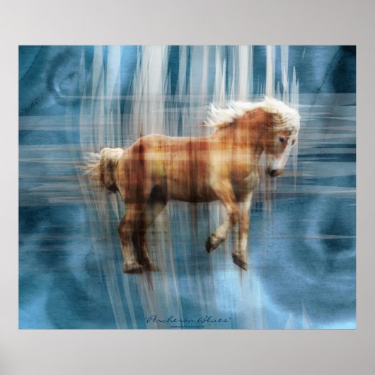 Geschenk für PferdeEquine vom belgischen Entwurf Poster (Vorne)