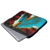 Geschenk für Pferdefreunde Laptopschutzhülle (Vorne Knopf)