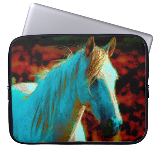 Geschenk für Pferdefreunde Laptopschutzhülle (Vorderseite)