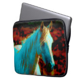 Geschenk für Pferdefreunde Laptopschutzhülle (Vorderseite Links)