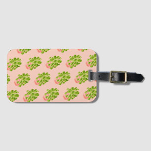 Geschenk für Pflanzenliebhaber - Wasserfarbe Pilea Gepäckanhänger