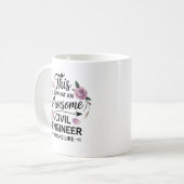 Geschenk für phantastische Zivile Ingenieurinnen-I Kaffeetasse (Vorderseite Links)