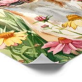 Geschenk für Pit Bull Eigner Dog Art Poster (Ecke)