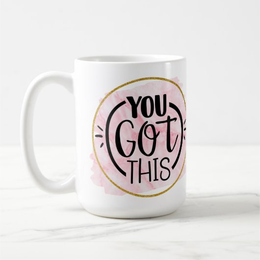 Geschenk für Positivität Kaffeetasse (Links)