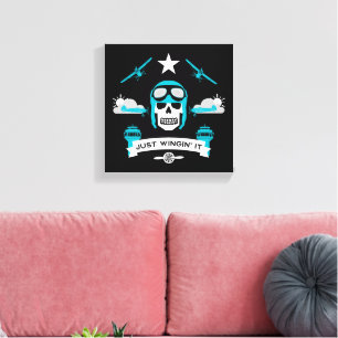 Geschenk für private und Kommerzielle Piloten Leinwanddruck