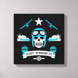 Geschenk für private und Kommerzielle Piloten Leinwanddruck