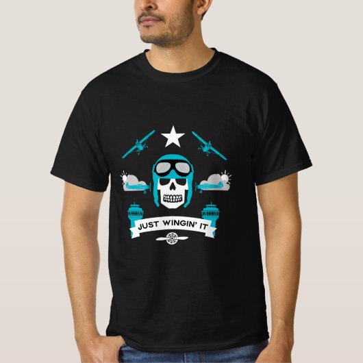 Geschenk für private und Kommerzielle Piloten T-Shirt (Vorderseite)