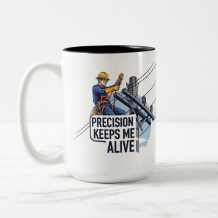 Geschenk für professionellen Versorgungsarbeiter S Zweifarbige Tasse