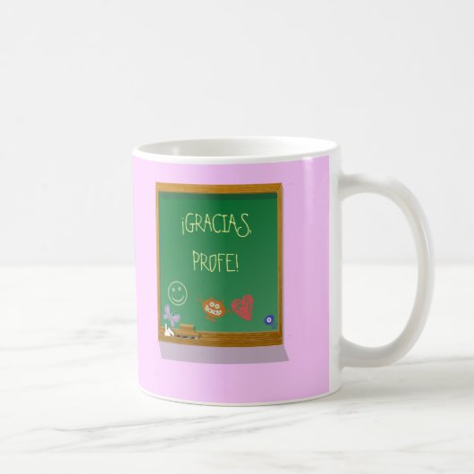 Geschenk für Professor personalizable. Kaffeetasse (Rechts)