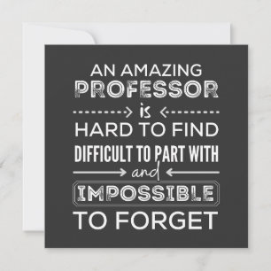 Geschenk für Professor, Professor Geschenk Einladung