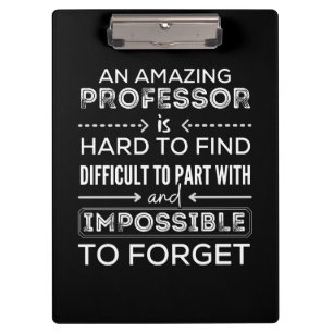 Geschenk für Professor, Professor Geschenk Klemmbrett