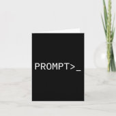 Geschenk für Prompt Coder für Ai Prompt Engineer & Karte (Vorderseite)