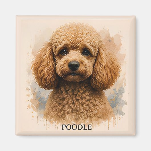 Geschenk für Pudel-Liebhaber Magnet (Vorne)