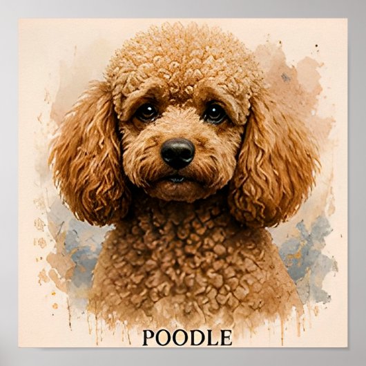 Geschenk für Pudel-Liebhaber Poster (Vorne)
