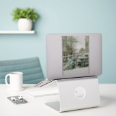 Geschenk für Radfahrer Aufkleber (Laptop auf Schreibtisch)