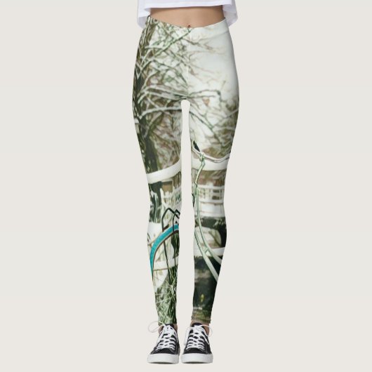 Geschenk für Radfahrer Leggings (Vorderseite)