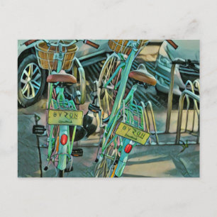 Geschenk für Radfahrer Postkarte