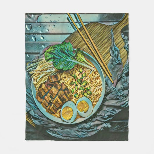 Geschenk für Ramen Fleecedecke (Vorderseite)