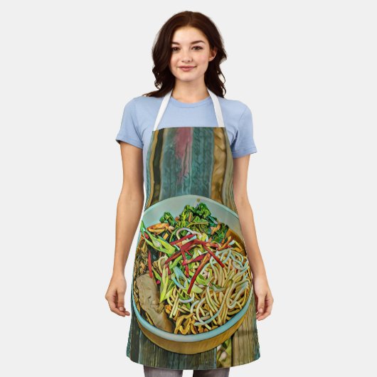 Geschenk für Ramen Schürze (Getragen)