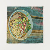 Geschenk für Ramen Wandteppich (Vorderseite (Horizontal))