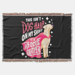 Geschenk für Rettungshund Das ist nicht Hundehaa Decke