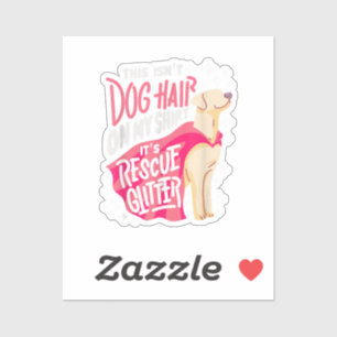 Geschenk für Rettungshund I Das ist nicht Hundehaa Aufkleber