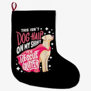 Geschenk für Rettungshund I Das ist nicht Hundehaa Großer Weihnachtsstrumpf