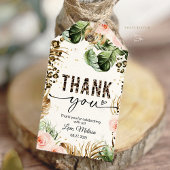 Geschenk für Safari Leopard Geschenkanhänger