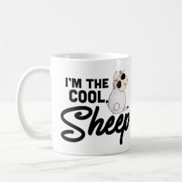 Geschenk für Schafe und Ziegen: Ich bin das Coole Kaffeetasse