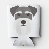 Geschenk für Schnauzer Dosenkühler (Rückseite)