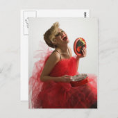 Geschenk für schöne Frau Postkarte (Vorne/Hinten)