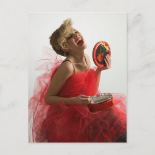 Geschenk für schöne Frau Postkarte