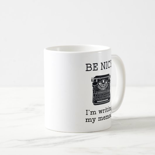 Geschenk für Schriftsteller Funny Custom Kaffeetasse (VorderseiteRechts)