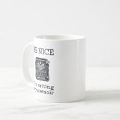 Geschenk für Schriftsteller Funny Custom Kaffeetasse (Vorderseite Links)