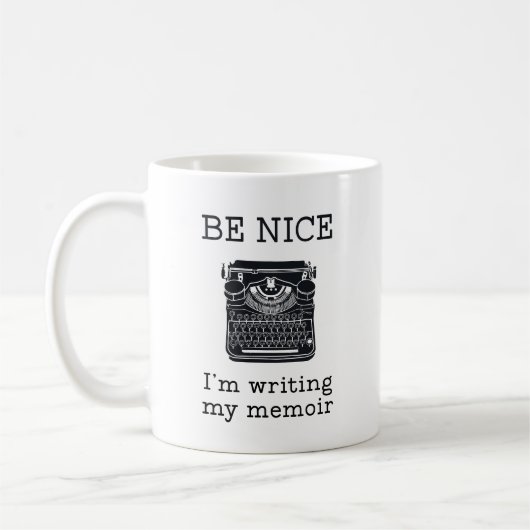Geschenk für Schriftsteller Funny Custom Kaffeetasse (Links)