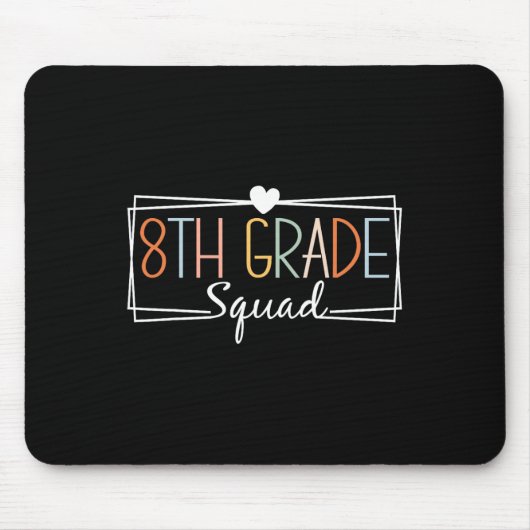Geschenk für Schüler oder Lehrer der achten Klasse Mousepad (Vorne)