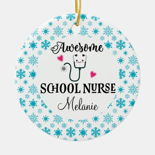 Geschenk für Schulkinder Keramik Ornament (Vorne)