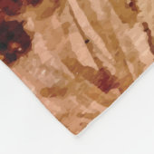 Geschenk für Schwester oder Freunde Wasserfarbenwe Fleecedecke (Ecke)