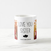 Geschenk für Schwester - Personalisierten Geschenk Kaffeetasse (Mittel)