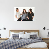 Geschenk für Schwestern Foto Keepake Leinwanddruck (Insitu (Schlafzimmer))