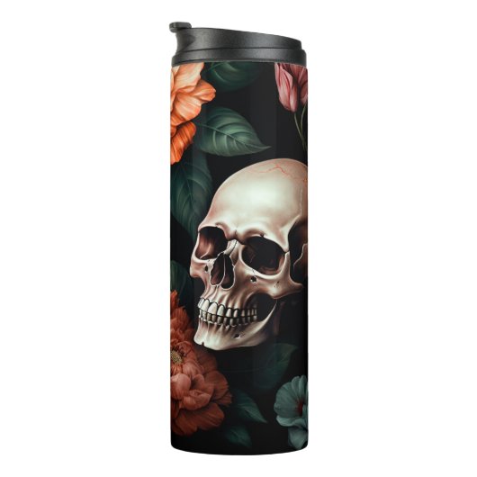 Geschenk für Skull Liebhaber Thermosbecher (Nach rechts gedreht)