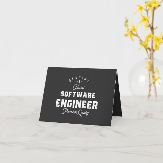 Geschenk für Softwareentwickler Karte (Gelbe Blume)