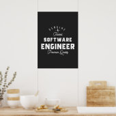 Geschenk für Softwareentwickler Poster (Küche)